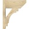 Ekena Millwork Merced Slat Rough Sawn Outlooker, Douglas Fir, 8"W x 18"D x 22"H OUT08X18X22MRC06RDF - alternate 2